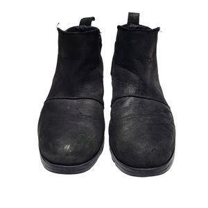 Sorel Emelie Chelsea Waterproof Boots Black Leather